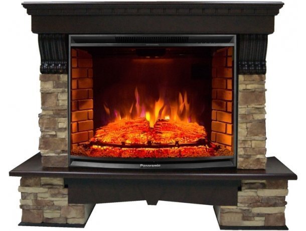 Каминокомплект Interflame Exter Alpina под очаг Panoramic 06 33 LED FX QZ