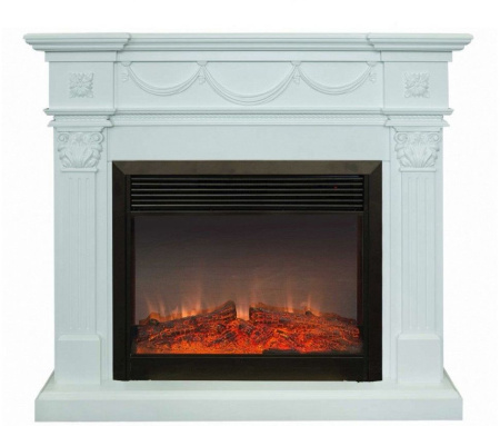 Каминокомплект RealFlame Casablanca 25,5/26 WT с очагом Moonblaze Deluxe