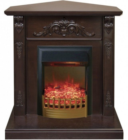 Каминокомплект RealFlame Anita corner STD/EUG AO с очагом Rimini
