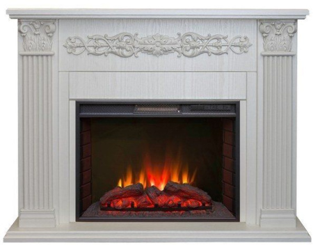 Каминокомплект RealFlame Milton 25,5/26 WT с очагом Sparta 25,5 LED