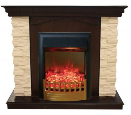 Каминокомплект RealFlame Elford STD/EUG/25'5/HL AO с очагом Rimini
