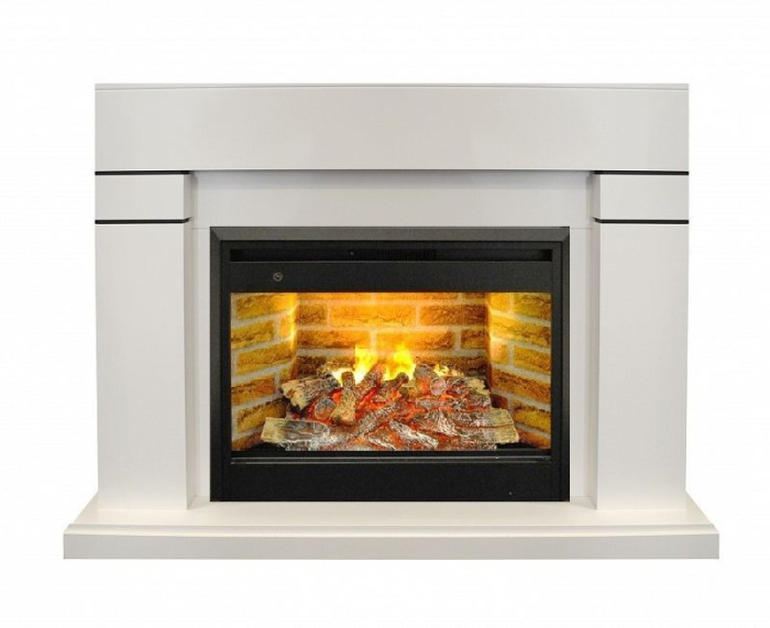 Каминокомплект RealFlame Lindelse 26 WT с очагом 3D Prometheus 26