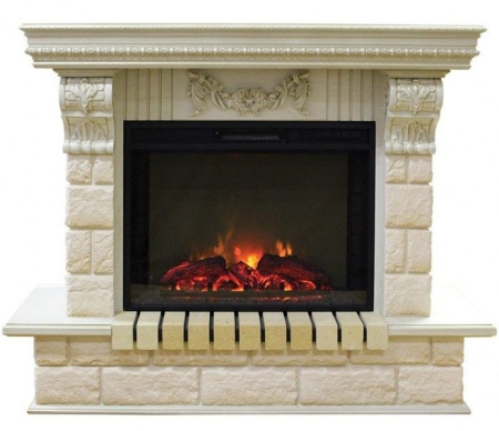 Каминокомплект RealFlame Gracia  25'5/24  WT с очагом Sparta 25,5 LED