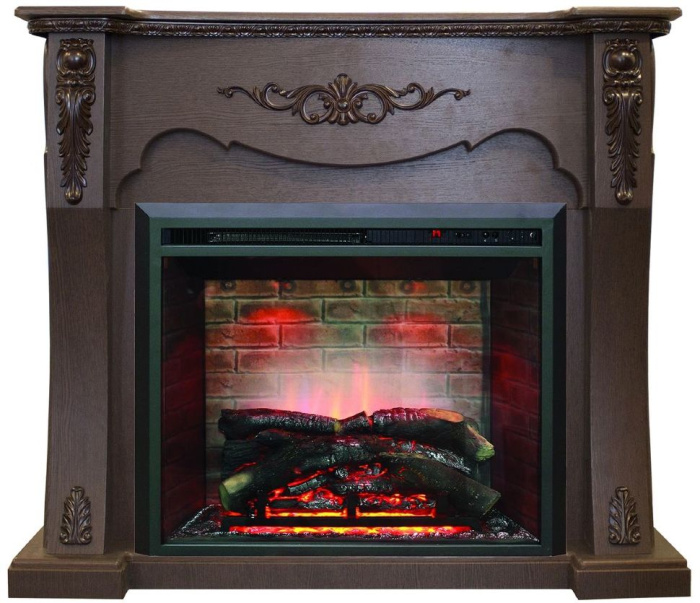 Каминокомплект RealFlame Olivia 25,5/26 DN с очагом 3D Leeds 26