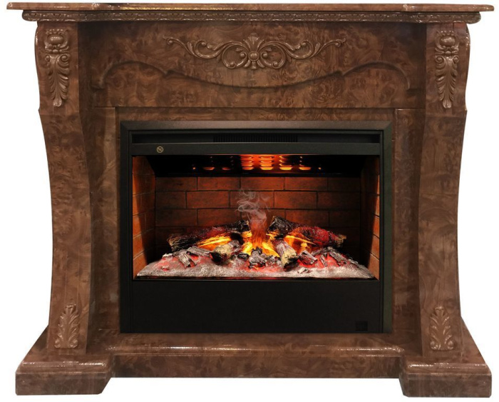 Каминокомплект RealFlame Olivia 25,5/26 AO с очагом 3D Helios 26