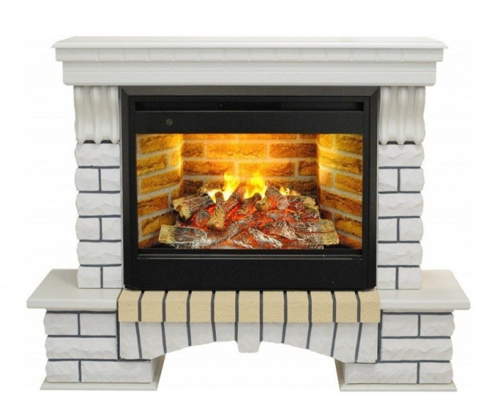 Каминокомплект RealFlame Country 26 WT с очагом 3D Prometheus 26