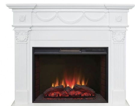 Каминокомплект RealFlame Casablanca 25,5/26 WT с очагом Sparta 25,5 LED