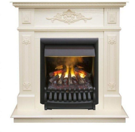 Каминокомплект RealFlame Lilian STD/EUG WT с очагом 3D Oregan