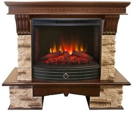 Каминокомплект RealFlame Rockland 25/25,5 с очагом Evrika 25,5 LED