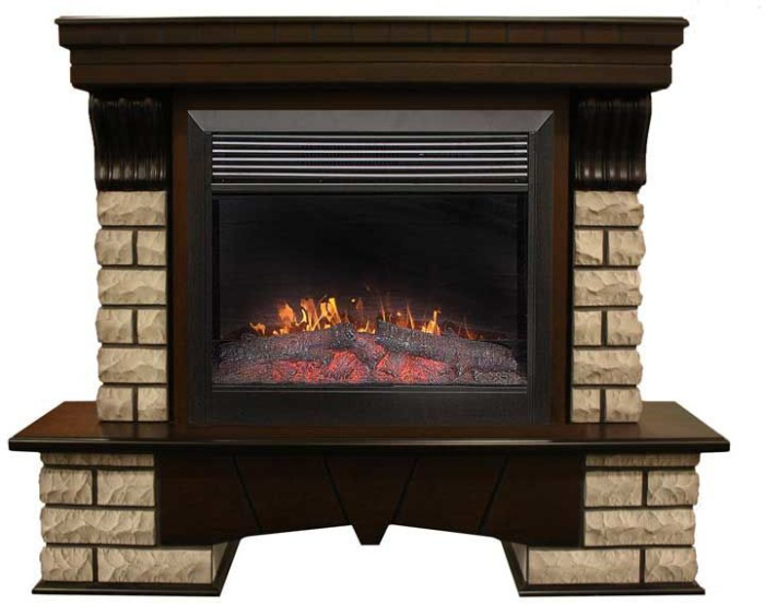Каминокомплект RealFlame Country Rock 26 с очагом Moonblaze Deluxe