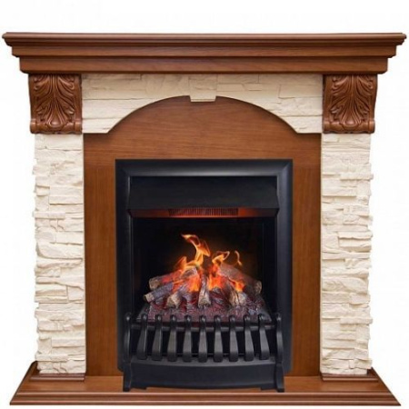 Каминокомплект RealFlame Dublin LUX STD/EUG AO с очагом 3D Oregan