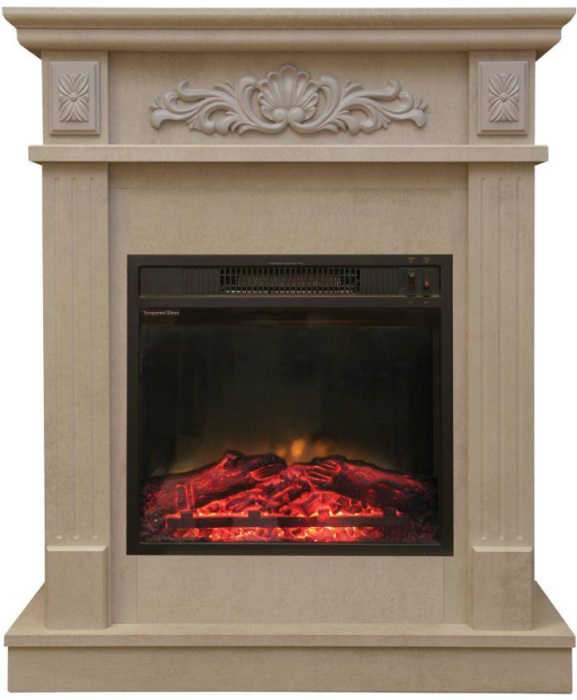 Каминокомплект RealFlame Adelaida AST WT с очагом Aston