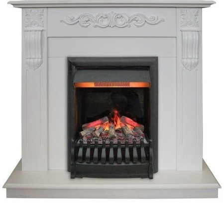 Каминокомплект RealFlame Dominica STD/EUG WT с очагом 3D Oregan