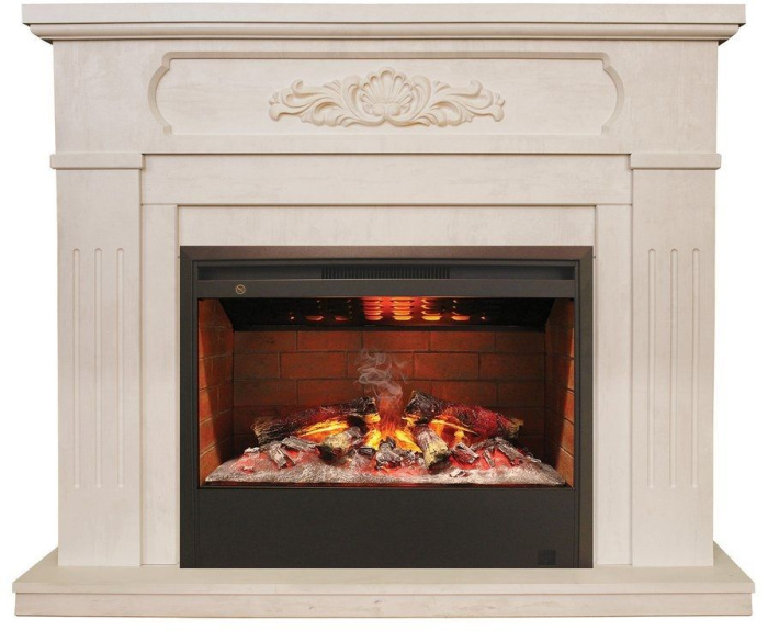 Каминокомплект RealFlame Malta 25,5/26 WT с очагом 3D Helios 26