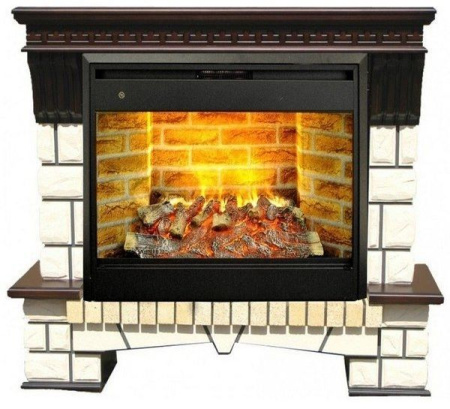 Каминокомплект RealFlame Stone new 33 AO (DN) с очагом 3D Prometheus 26