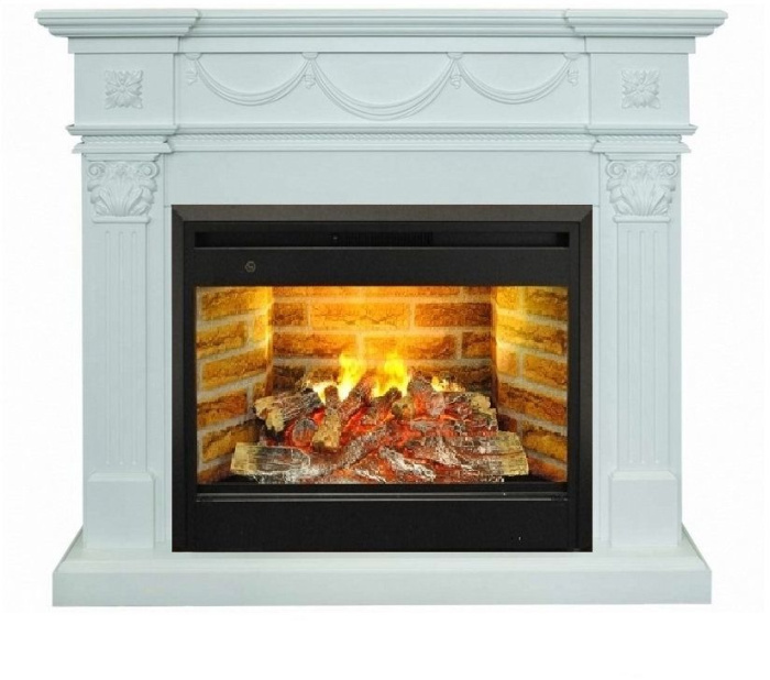 Каминокомплект RealFlame Casablanca 25,5/26 WT с очагом 3D Prometheus 26