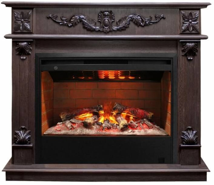Каминокомплект RealFlame Philadelphia 25,5/26 DN с очагом 3D Helios 26