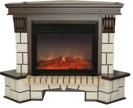 Каминокомплект RealFlame Stone Corner new 26 с очагом Moonblaze Deluxe