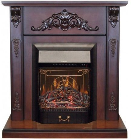Каминокомплект RealFlame Anita STD/EUG AO с очагом Majestic Lux Black S