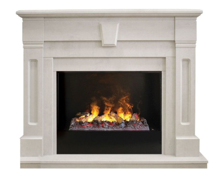 Каминокомплект RealFlame Kellie 25,5/26 WT с очагом 3D Cassette 630 + Black вставка
