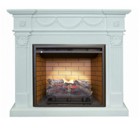 Каминокомплект RealFlame Casablanca 25,5/26 WT с очагом 3D Leeds 26