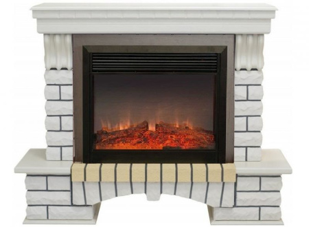 Каминокомплект RealFlame Country 26 WT с очагом Moonblaze Deluxe