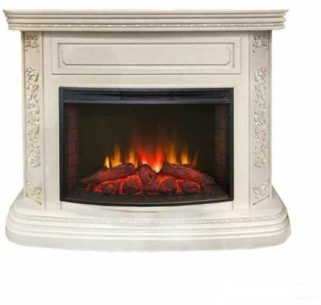 Каминокомплект RealFlame Bella 25/25,5 WT с очагом Evrika 25,5 LED