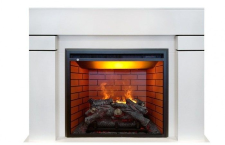 Каминокомплект RealFlame Lindelse 26 WT с очагом 3D Leeds 26