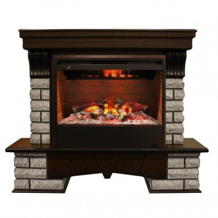 Каминокомплект RealFlame Country Rock 26 AO с очагом 3D Helios 26