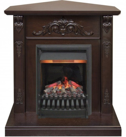 Каминокомплект RealFlame Anita corner STD/EUG AO с очагом 3D Oregan