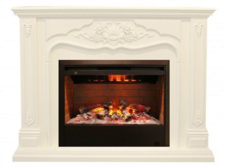 Каминокомплект RealFlame Victoria 26 WT с очагом 3D Helios 26
