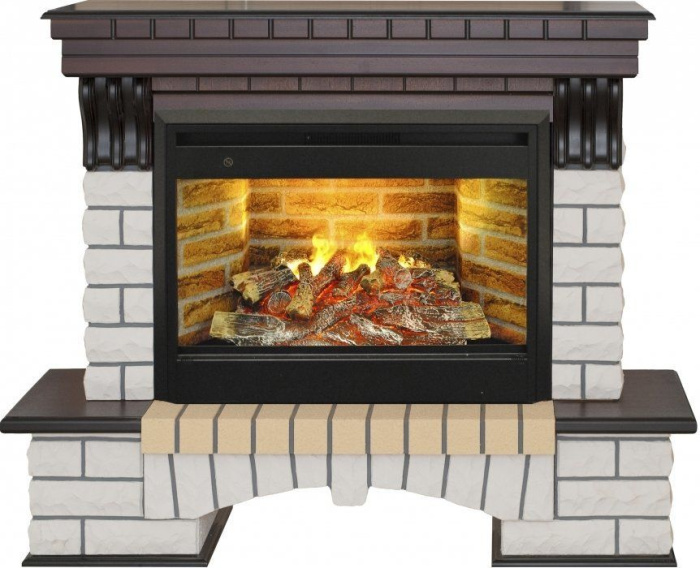 Каминокомплект RealFlame Country 26 AO с очагом 3D Prometheus 26