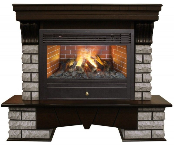 Каминокомплект RealFlame Country Rock 26 AO с очагом 3D Novara