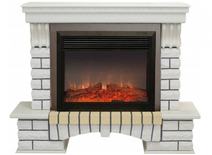 Каминокомплект RealFlame Country 26 WT с очагом Moonblaze Deluxe