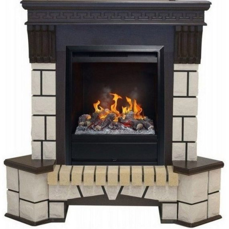 Каминокомплект RealFlame Stone new STD/EUG с очагом 3D Olympic