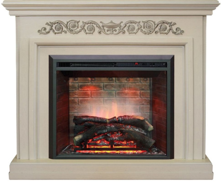 Каминокомплект RealFlame Leticia 26 WT с очагом 3D Leeds 26