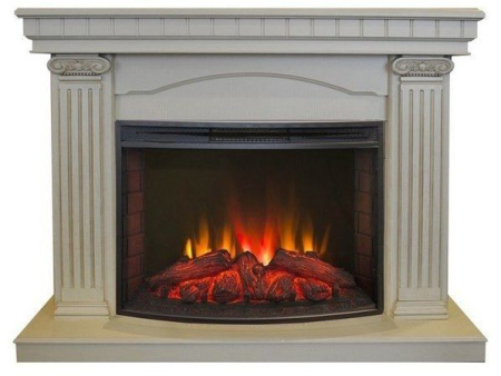 Каминокомплект RealFlame Rosa 25/25,5 WT с очагом Evrika 25,5 LED