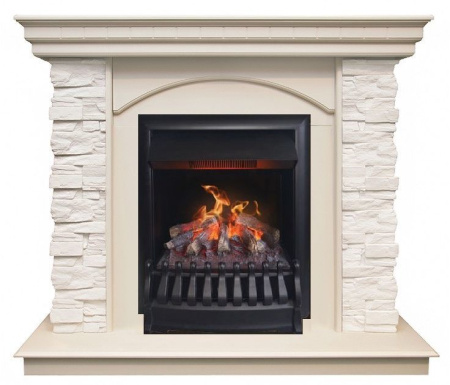 Каминокомплект RealFlame Elford STD/EUG/25'5/HL WT с очагом 3D Oregan