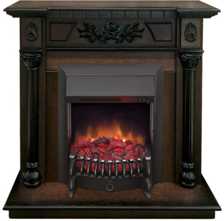 Каминокомплект RealFlame Dacota STD/EUG AO с очагом Fobos Lux Black S