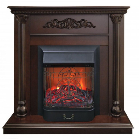 Каминокомплект RealFlame Torino STD/EUG AO с очагом Majestic Lux Brass S