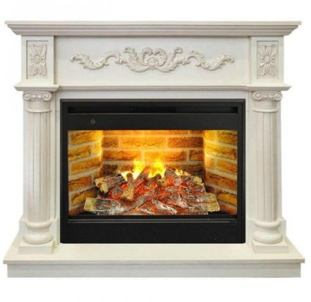 Каминокомплект RealFlame Silvia 26 WT с очагом 3D Prometheus 26