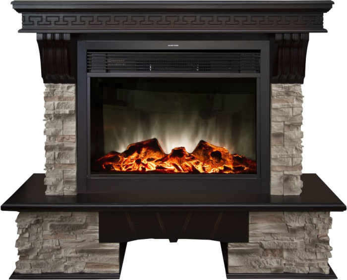 Каминокомплект RealFlame Rockland 26 с очагом MoonBlaze LUX Black/Brass