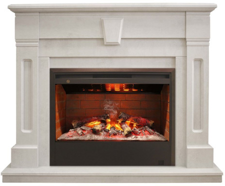 Каминокомплект RealFlame Kellie 25,5/26 WT с очагом 3D Helios 26