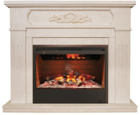 Каминокомплект RealFlame Malta 25,5/26 WT с очагом 3D Helios 26