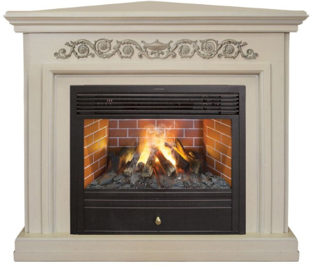Каминокомплект RealFlame Leticia Corner 26 WT с очагом 3D Novara