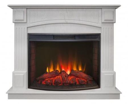 Каминокомплект RealFlame Carolina 25,5 WT с очагом Evrika 25,5 LED