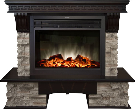 Каминокомплект RealFlame Rockland 26 с очагом MoonBlaze LUX Black/Brass