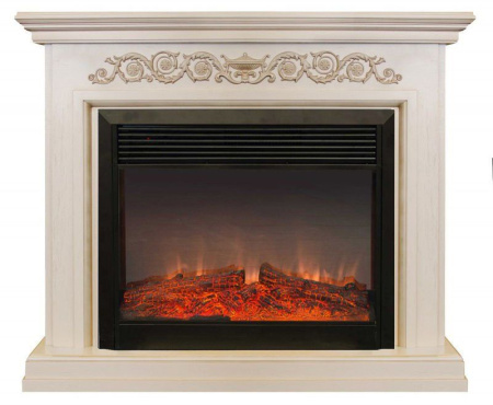 Каминокомплект RealFlame Leticia 26 WT с очагом Moonblaze Deluxe