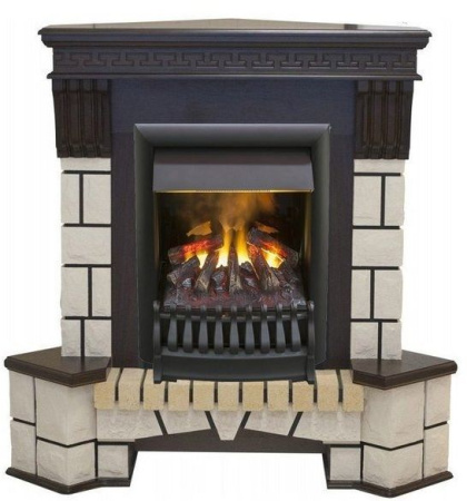 Каминокомплект RealFlame Stone Corner new STD/EUG с очагом 3D Oregan