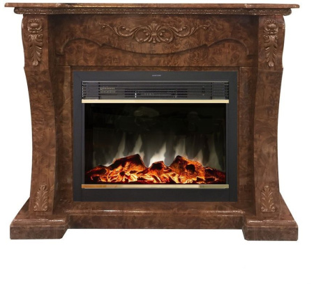 Каминокомплект RealFlame Olivia 25,5/26 AO с очагом MoonBlaze LUX Brass